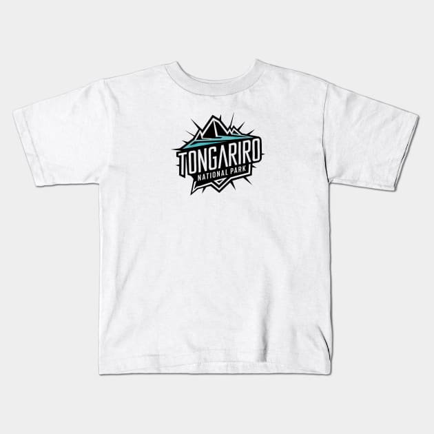 Tongariro National Park Kids T-Shirt by Perspektiva